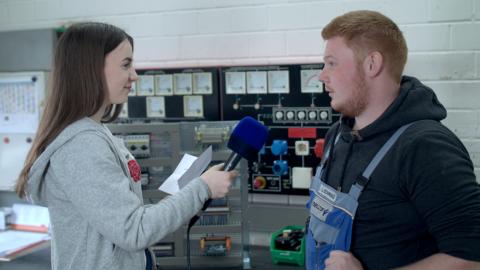 Interview mit Elektriker